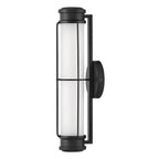 Hinkley Saylor Small LED Bathroom Wall Light in Matte Black