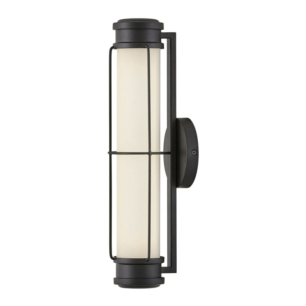 Hinkley Saylor Small LED Bathroom Wall Light in Matte Black