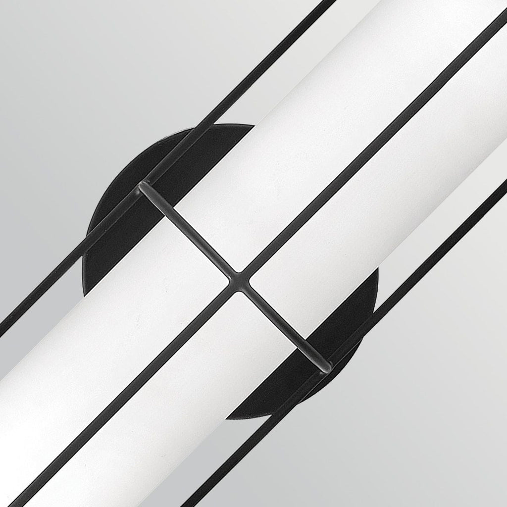 Hinkley Saylor Small LED Bathroom Wall Light in Matte Black