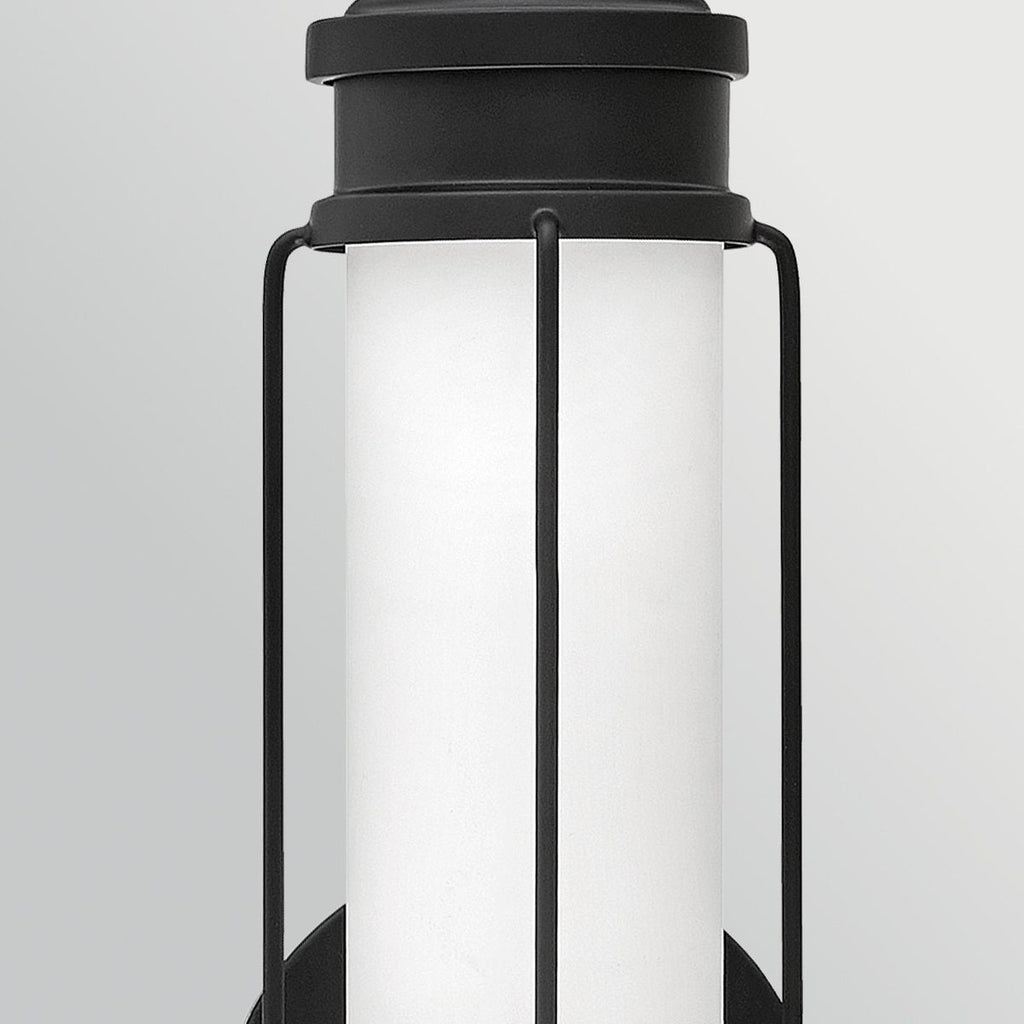 Hinkley Saylor Small LED Bathroom Wall Light in Matte Black