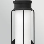 Hinkley Saylor Small LED Bathroom Wall Light in Matte Black