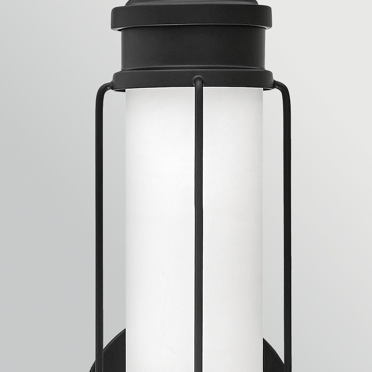 Hinkley Saylor Small LED Bathroom Wall Light in Matte Black