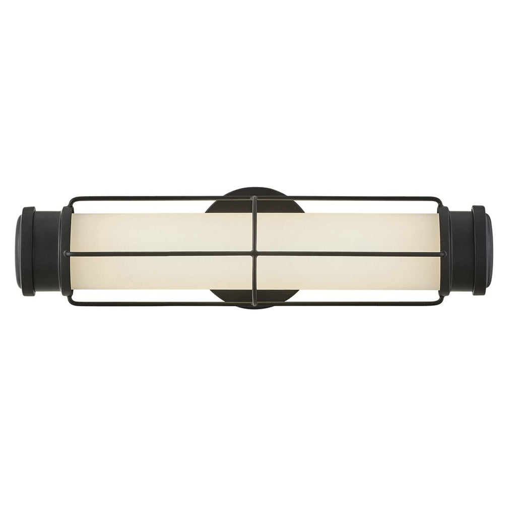 Hinkley Saylor Small LED Bathroom Wall Light in Matte Black