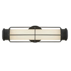 Hinkley Saylor Small LED Bathroom Wall Light in Matte Black