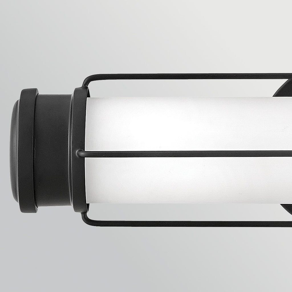 Hinkley Saylor Small LED Bathroom Wall Light in Matte Black