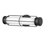 Hinkley Saylor Small LED Bathroom Wall Light in Matte Black
