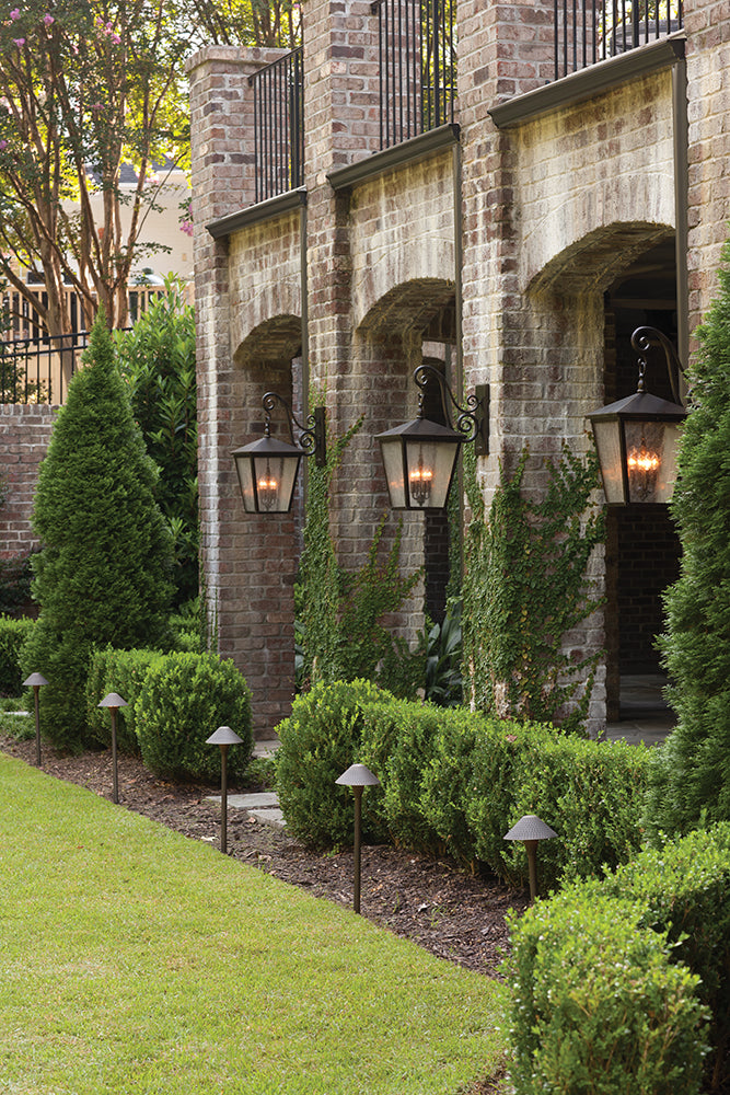 Hinkley Trellis Large Outdoor Wall Lantern in Regency Bronze