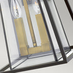 Hinkley Walker Large 2 Light Outdoor Wall Lantern in Buckeye Bronze
