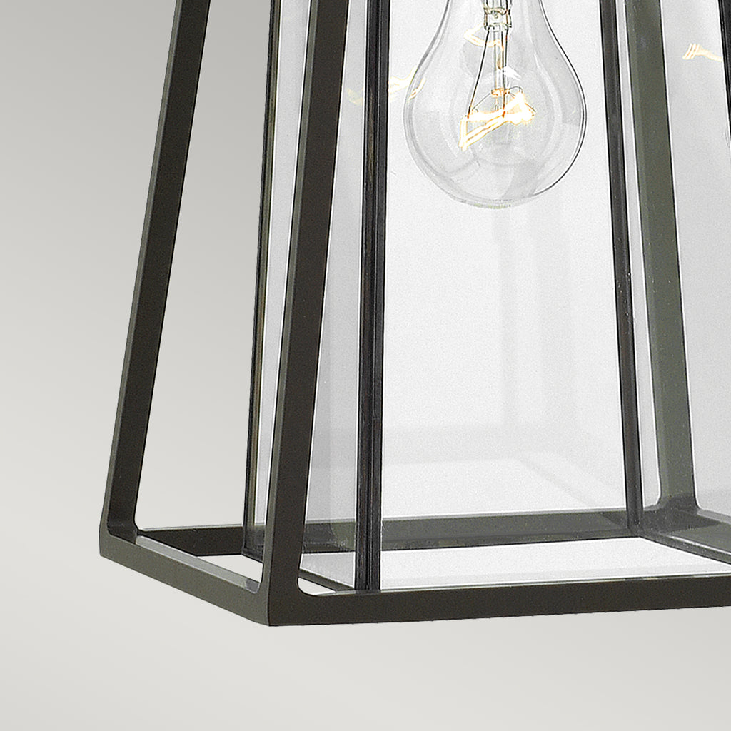 Hinkley Walker Medium Outdoor Wall Light in Buckeye Bronze