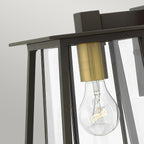 Hinkley Walker Small Outdoor Wall Lantern in Buckeye Bronze