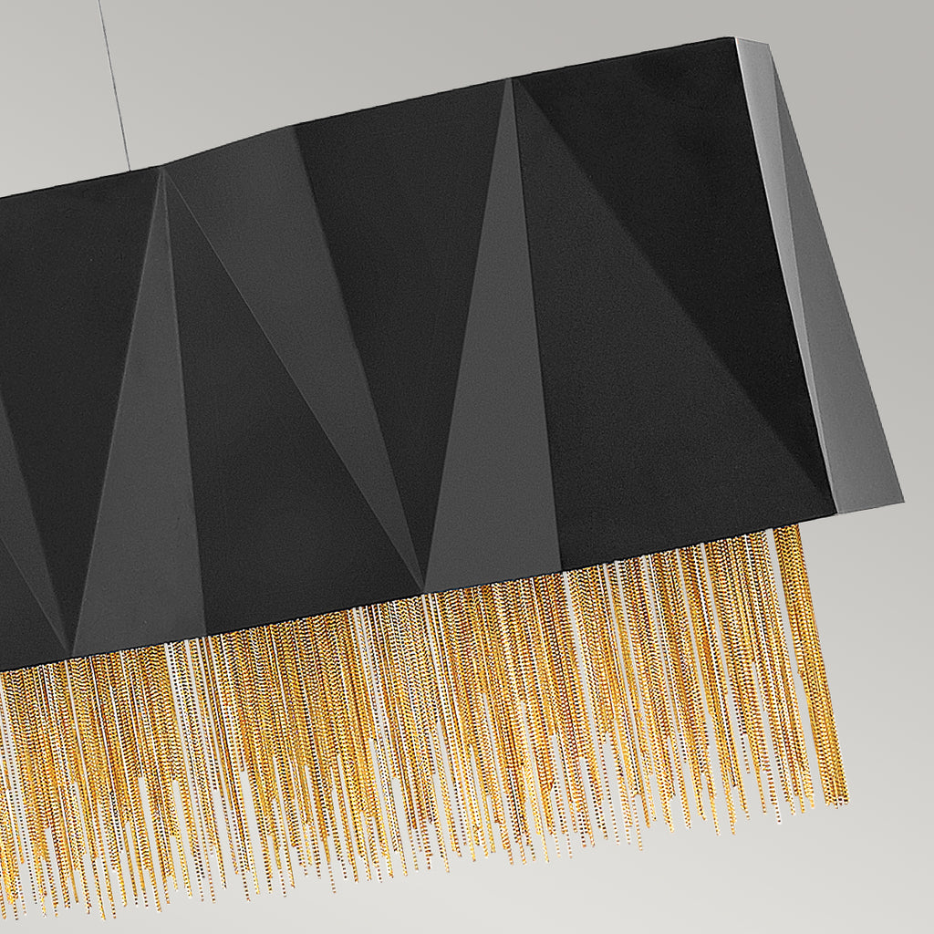 Hinkley Zuma 6 Light Linear Pendant Light in Gold