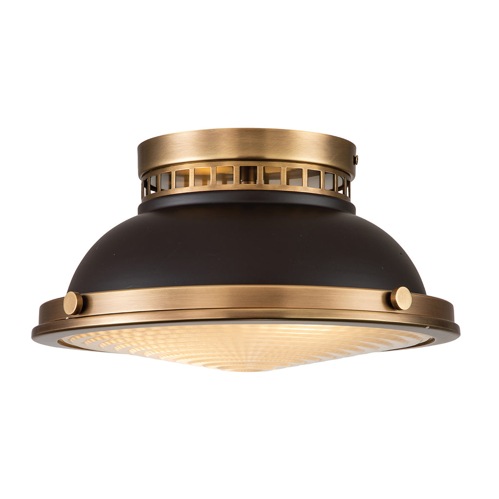 Hinkley Amelia 2 Light Flush Ceiling Light in Buckeye Bronze