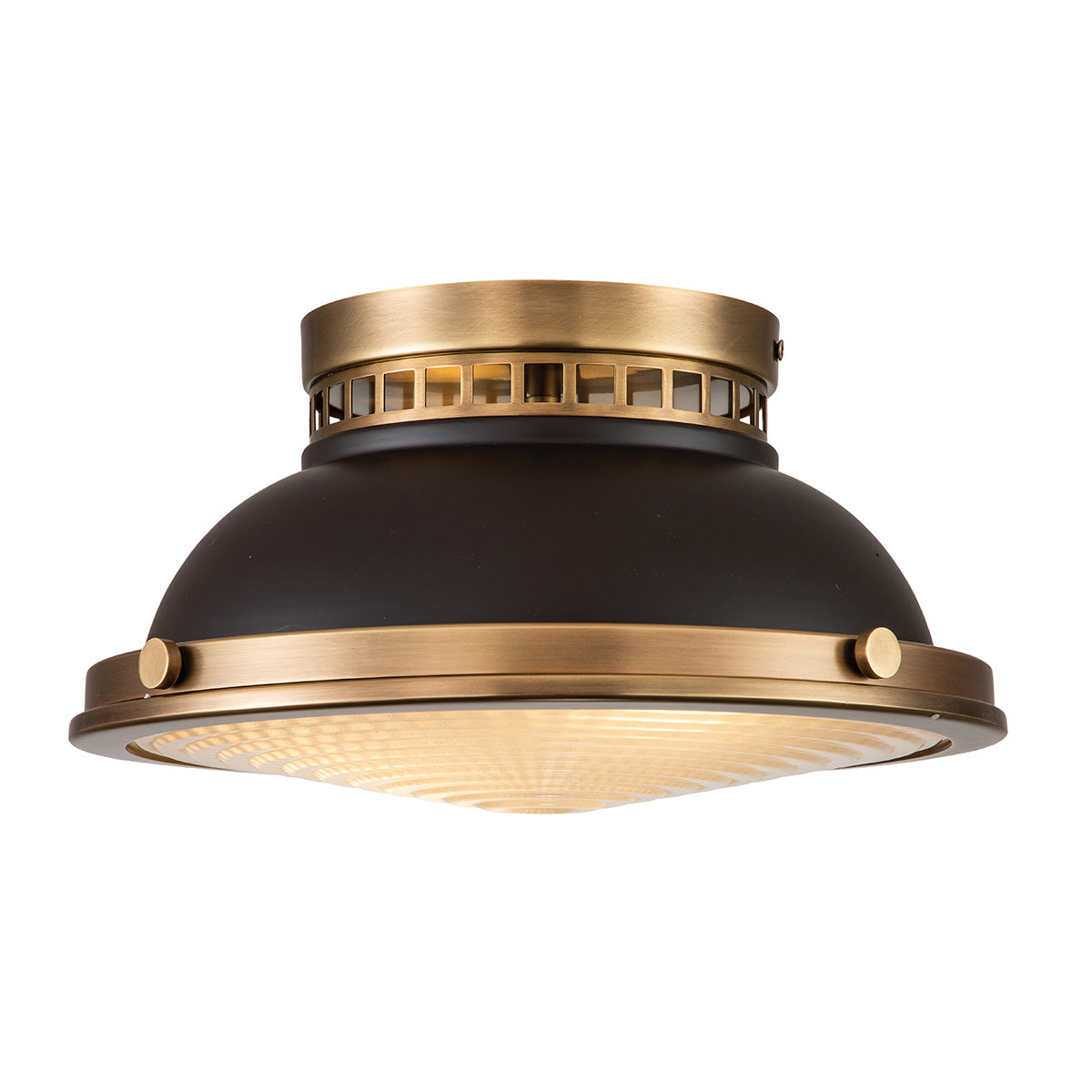 Hinkley Amelia 2 Light Flush Ceiling Light in Buckeye Bronze