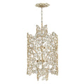 Hinkley Anya 6 Light Pendant Light in Silver Leaf