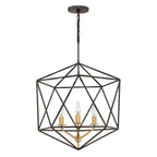 Hinkley Astrid 3 Light Chandelier in Metallic Matte Bronze