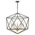 Hinkley Astrid 5 Light Chandelier in Metallic Matte Bronze