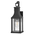 Hinkley Beacon Hill Outdoor Small Wall Lantern in Museum Black