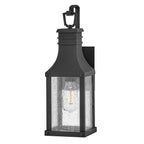 Hinkley Beacon Hill Outdoor Small Wall Lantern in Museum Black