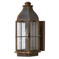 Hinkley Bingham Small 1 Light Outdoor Wall Lantern in Sienna
