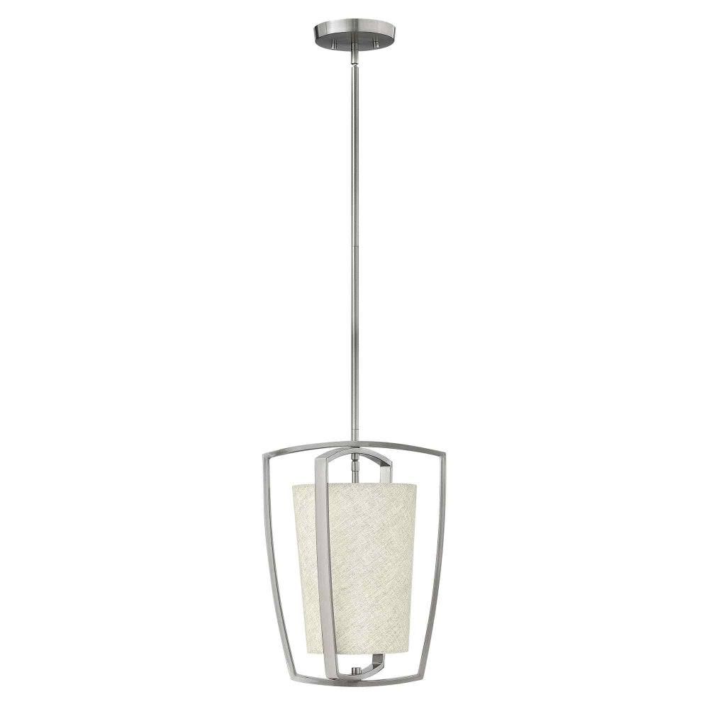 Hinkley Blakely 1 Light Pendant Light in Brushed Nickel