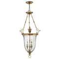 Hinkley Cambridge Large Pendant Light in Burnished Brass
