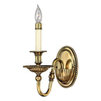 Hinkley Cambridge Wall Light in Burnished Brass