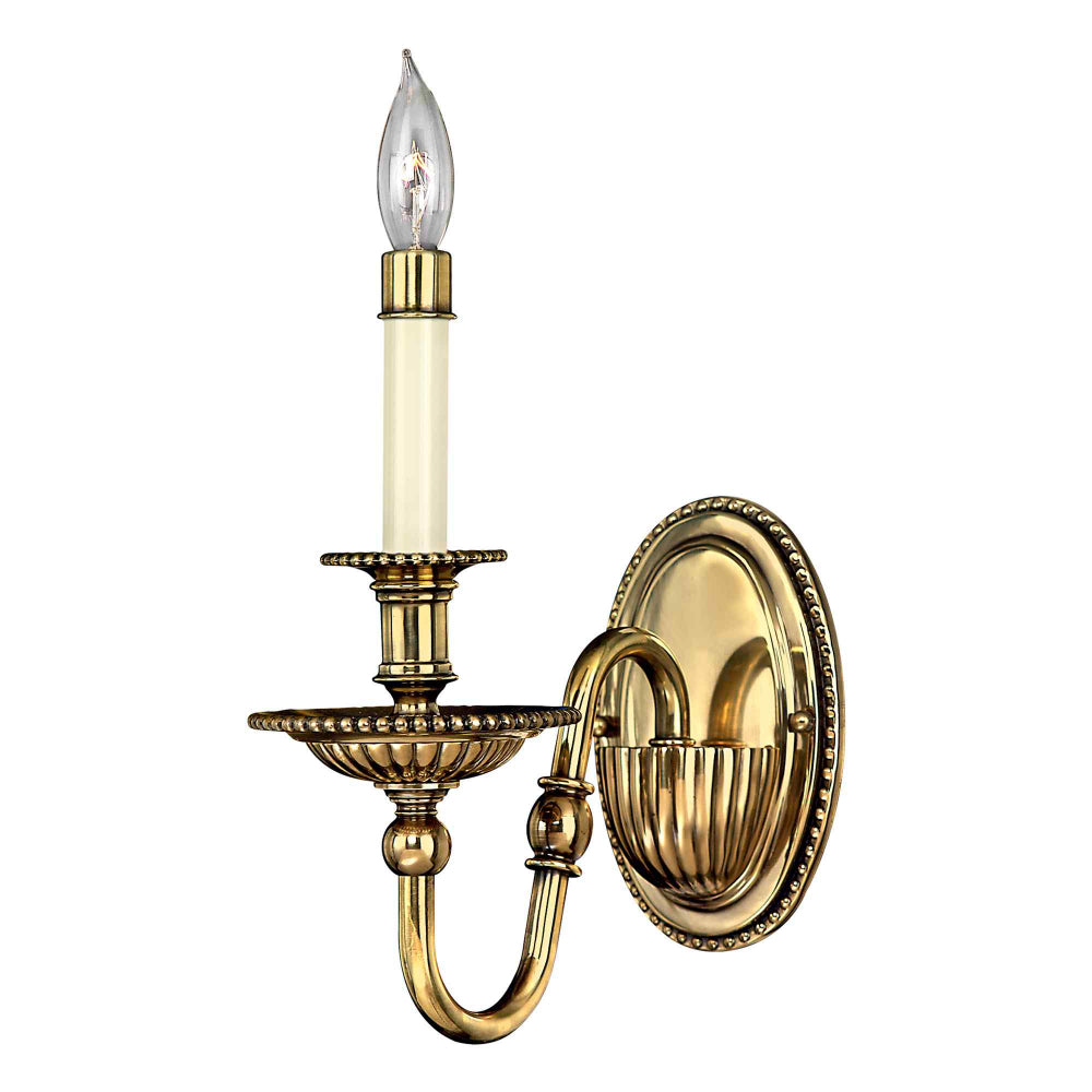 Hinkley Cambridge Wall Light in Burnished Brass