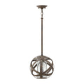 Hinkley Carson 1 Light Outdoor Pendant Light in Vintage Iron