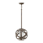 Hinkley Carson 1 Light Outdoor Pendant Light in Vintage Iron