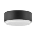 Hinkley Cedric Flush Small Mount Black with Opal Glass