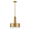 Hinkley Cedric Medium Pendant Black with Opal Glass
