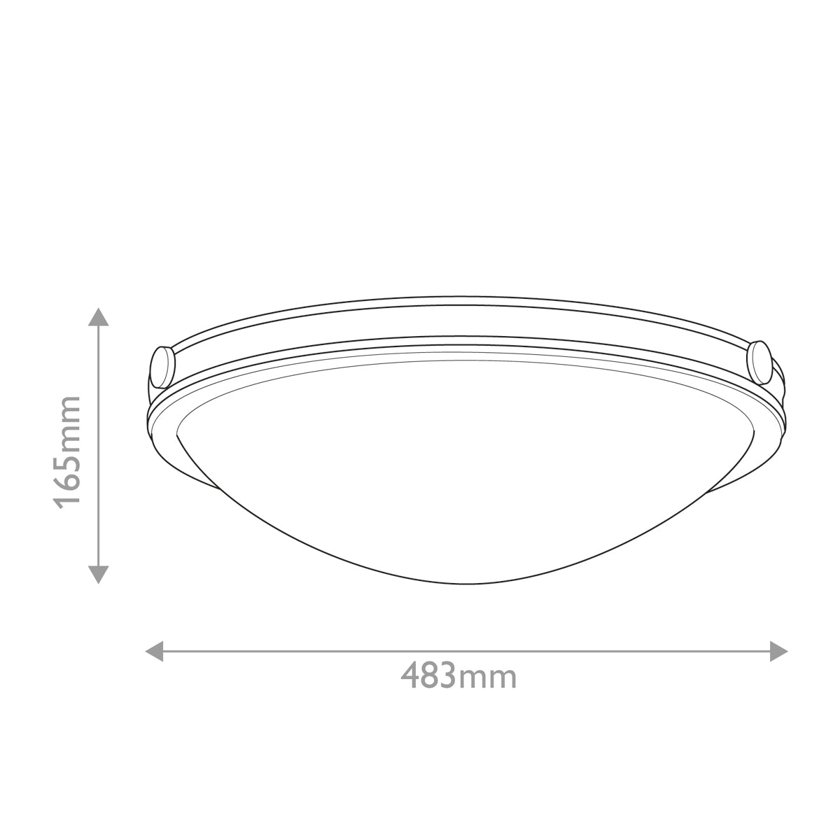 Hinkle Collier 3 Light Medium Flush Ceiling Fitting Black Oxide with Seeded Glass