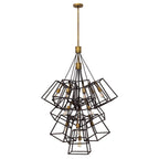 Hinkley Fulton Large 13 Light Chandelier in Bronze