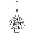 Hinkley Fulton 7 Light Multi-Arm Pendant Light in Bronze