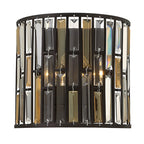 Hinkley Gemma 2 Light Half-Cylinder Wall Light in Vintage Bronze