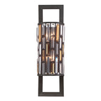Hinkley Gemma 2 Light Rectangular Wall Light in Vintage Bronze