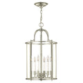 Hinkley Gentry Large 6 Light Pendant Light in Polished Nickel