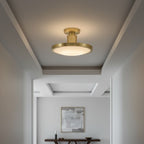 Hinkley Kieran LED Semi-Flush in Lacquered Brass