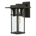 Hinkley Manhattan Medium Outdoor Wall Lantern in Oil Rubbed Bronze