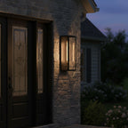 Hinkley Monte Large Outdoor Flush Wall Lantern in Black