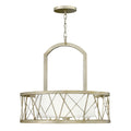 Hinkley Nest 1 Light Chandelier in Silver Leaf