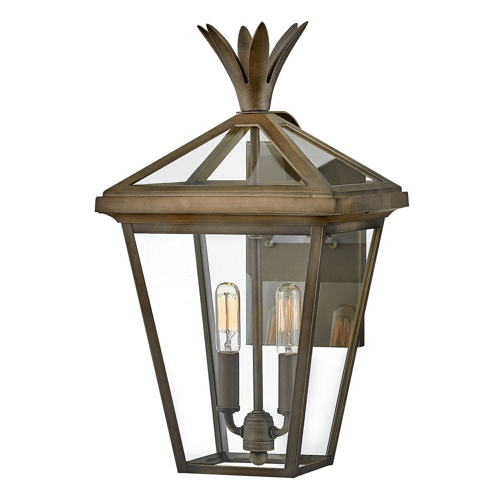 Hinkley Palma Outdoor Medium Wall Lantern 2 Light in Burnished Bronze