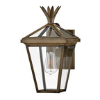 Hinkley Palma Outdoor Small Wall Lantern in Burnished Bronze