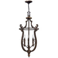 Hinkley Plymouth 4 Light Pendant Light in Olde Bronze