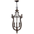 Hinkley Plymouth 4 Light Pendant Light in Olde Bronze