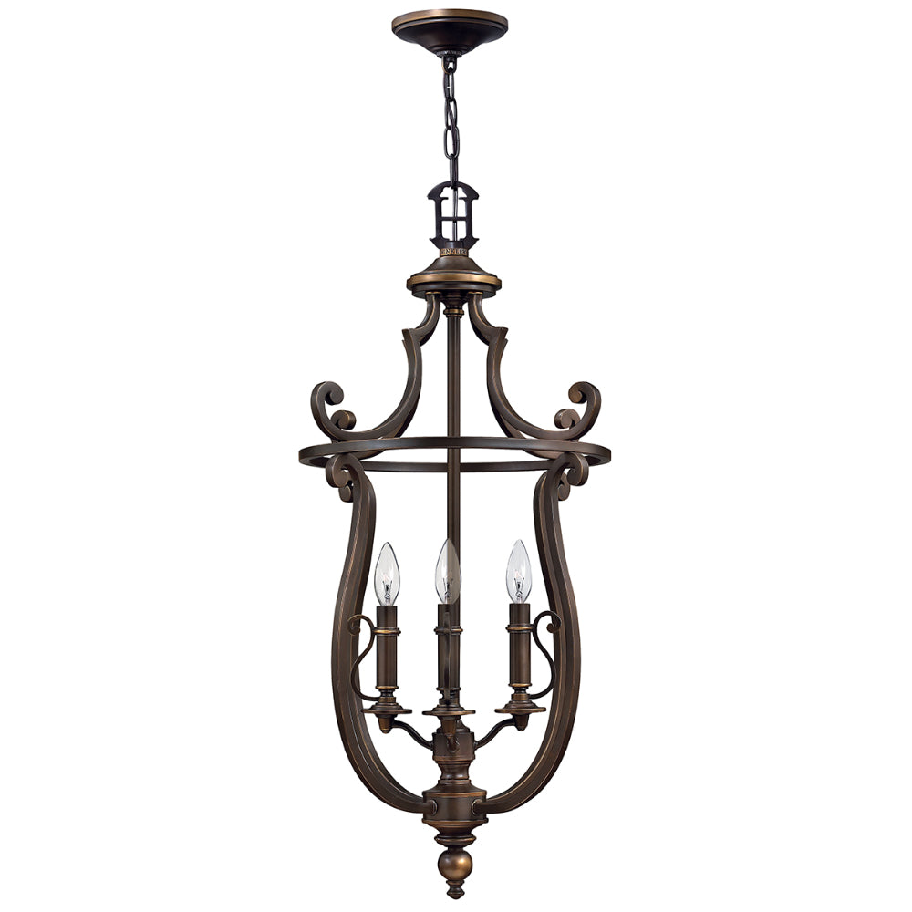 Hinkley Plymouth 4 Light Pendant Light in Olde Bronze