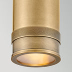 Hinkley Pratt Outdoor Spot Light in Heritage Brass