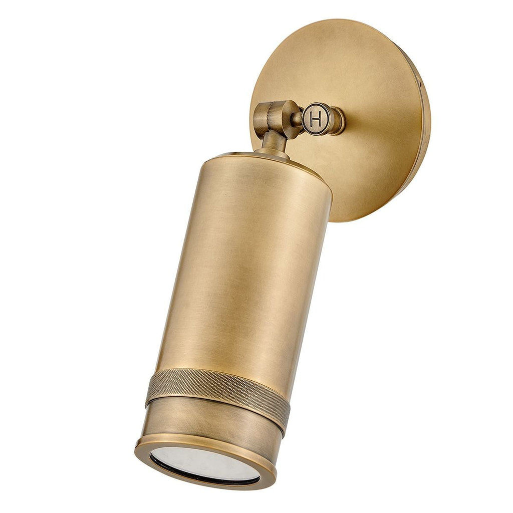Hinkley Pratt Outdoor Spot Light in Heritage Brass