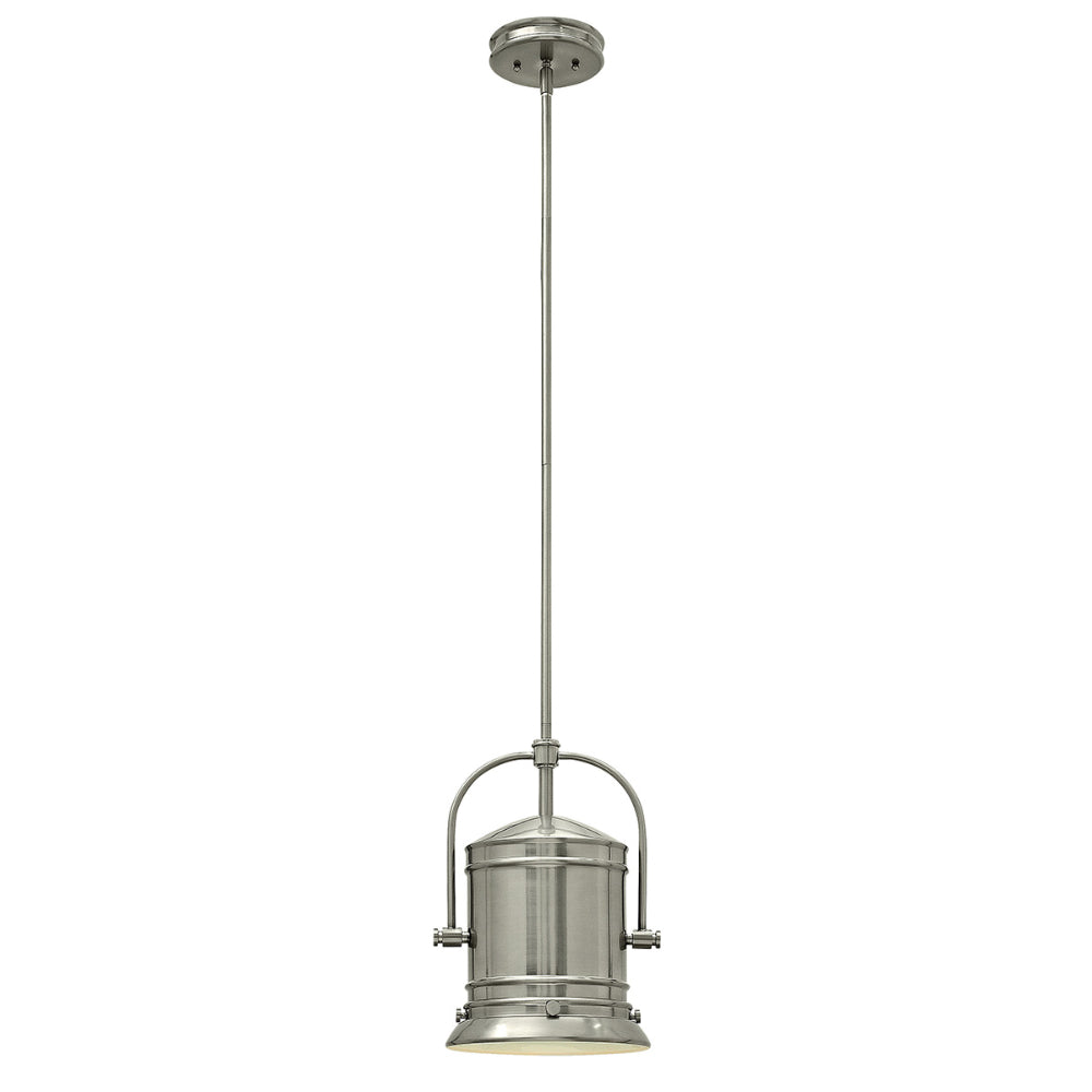 Hinkley Pullman 1 Light Pendant Light in Brushed Nickel