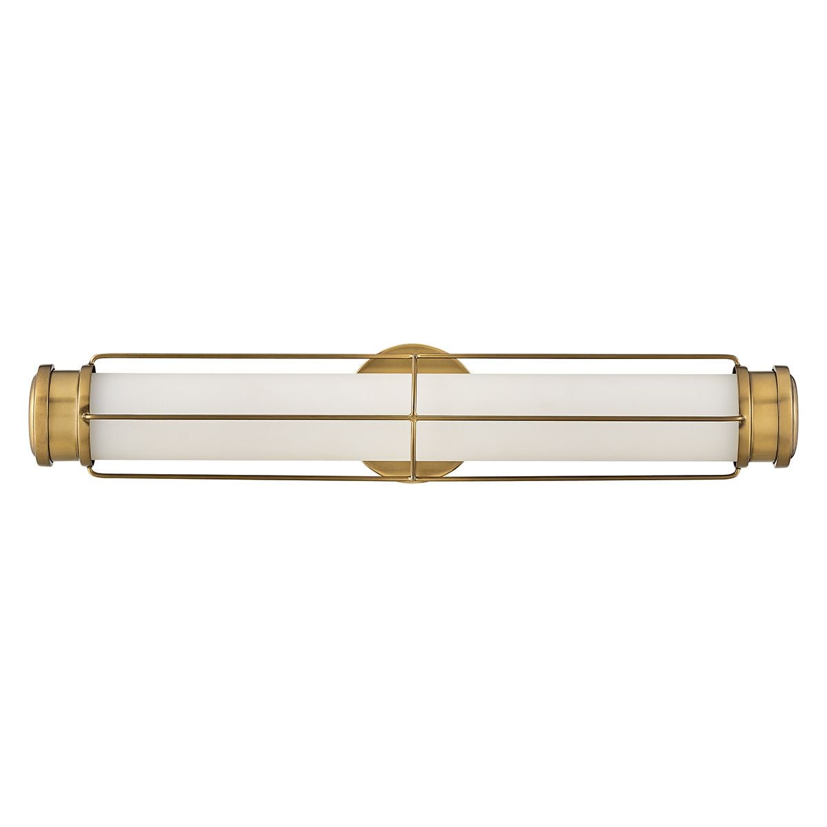 Hinkley Saylor Medium LED Bathroom Wall Light in Heritage Brass